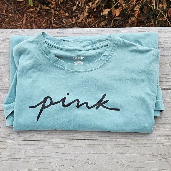 PINK TSHIRT long sleeve Everyday Campus seafoam green medium - Picture 3 of 11